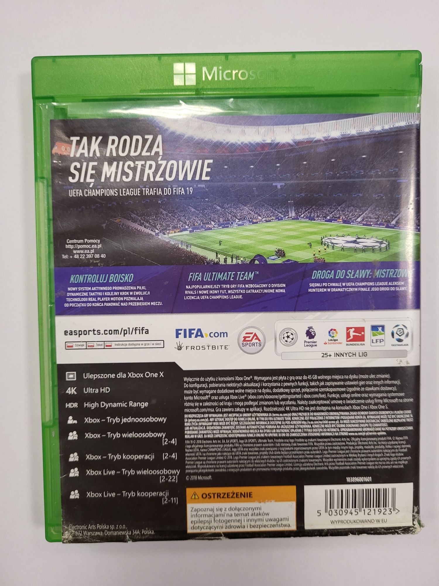 Gra Fifa 19 na konsole Xbox One