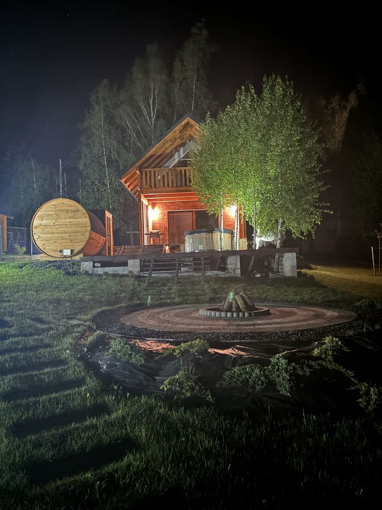 Domek blisko jeziora ,balia z jacuzzi i sauna, warmia mazury