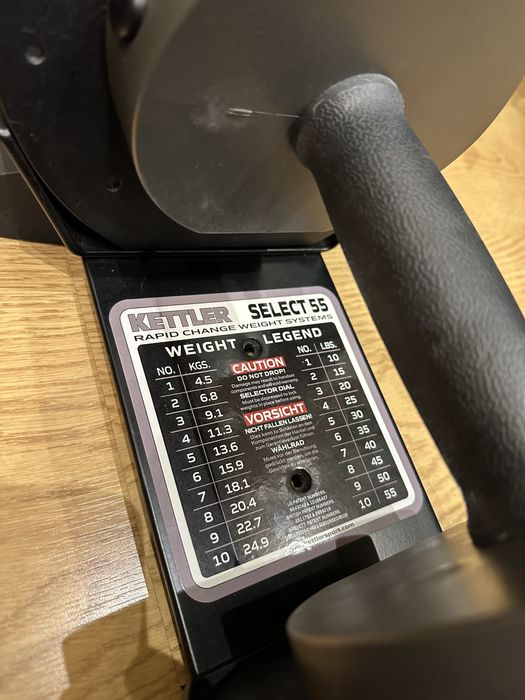 Halteres Ajustáveis KETTLER (Seleção Rápida 25kg)