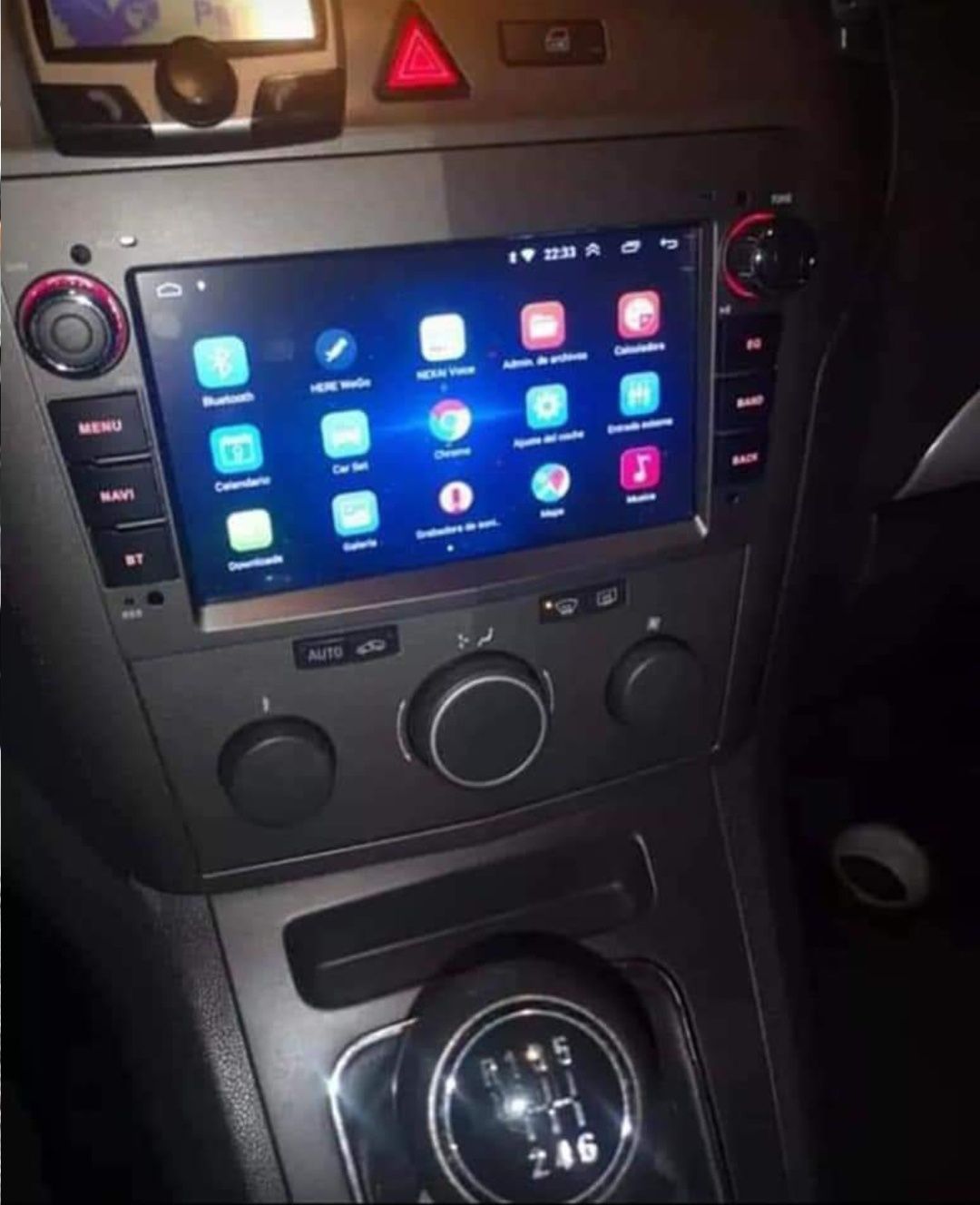 Rádio Android 13 com GPS Opel Astra, Vectra, Corsa, Vivaro, (Novo)