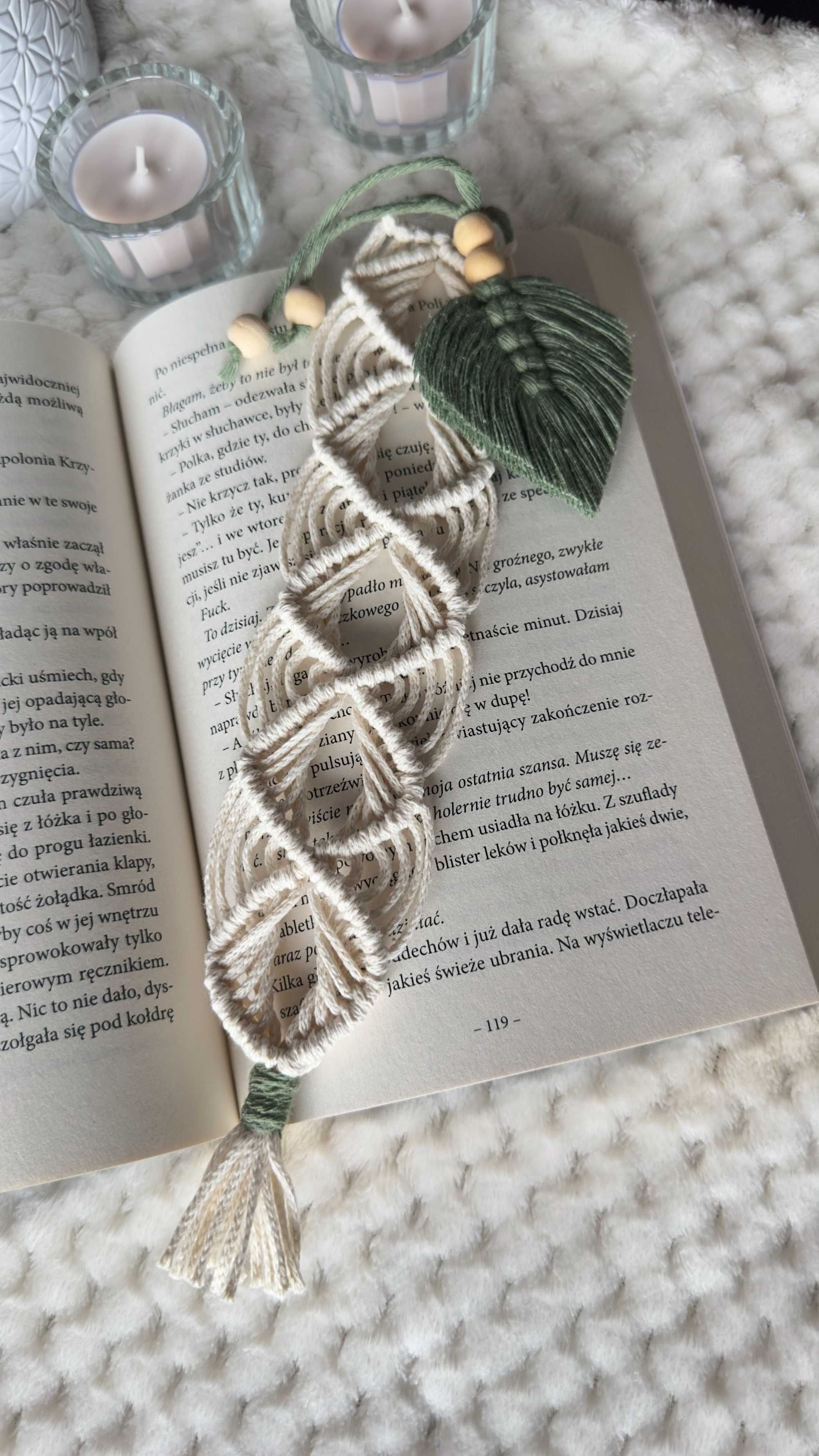Zakładka do książki Handmade Makrama Pomysł na prezent\upominek