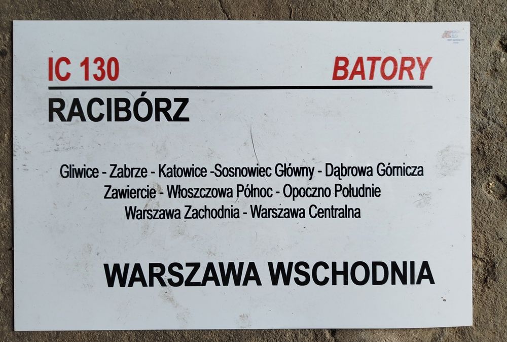 Tablica kierunkowa IC Batory