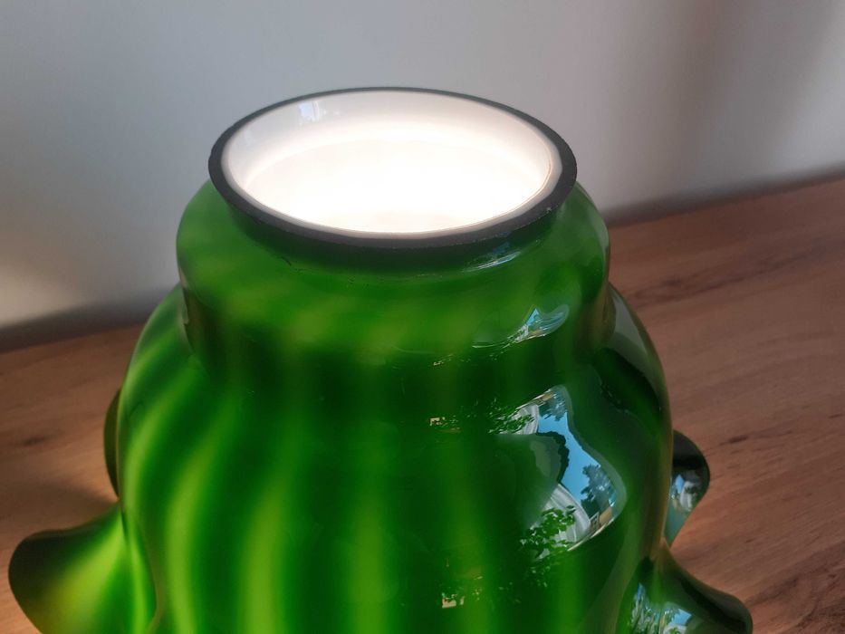 Klosz duży do lampy wisząco stojącej dwuwarstwowy
