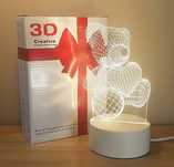 Magiczna Lampka Nocna 3D miś z sercem Love Bear Idealny Prezent!