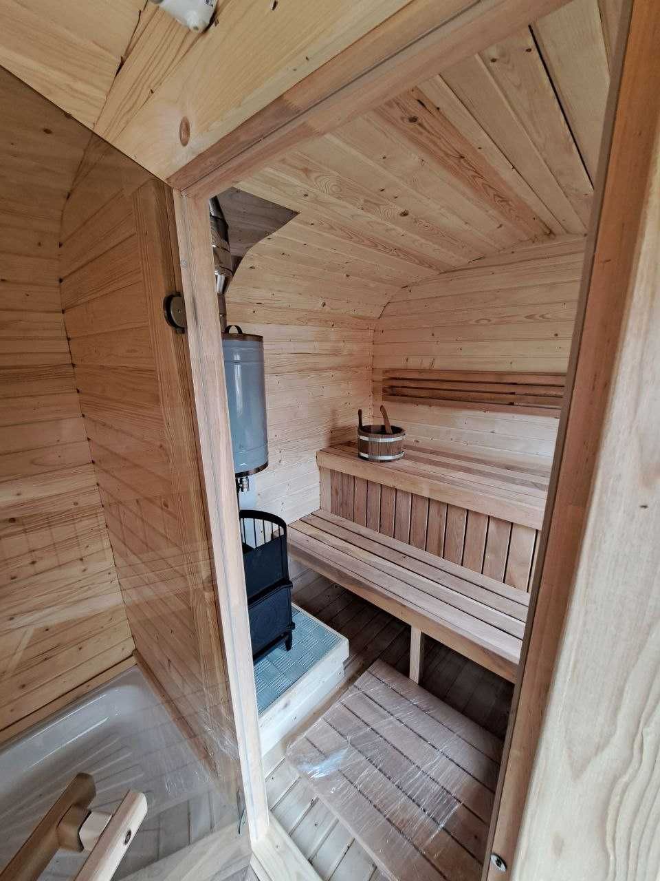 Sauna ogrodowa 4,5m Kwadro Wejcie boczne 4,5m*2,2m DOSTĘPNA OD RĘKI