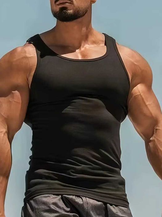 Męski jednolity podkoszulek