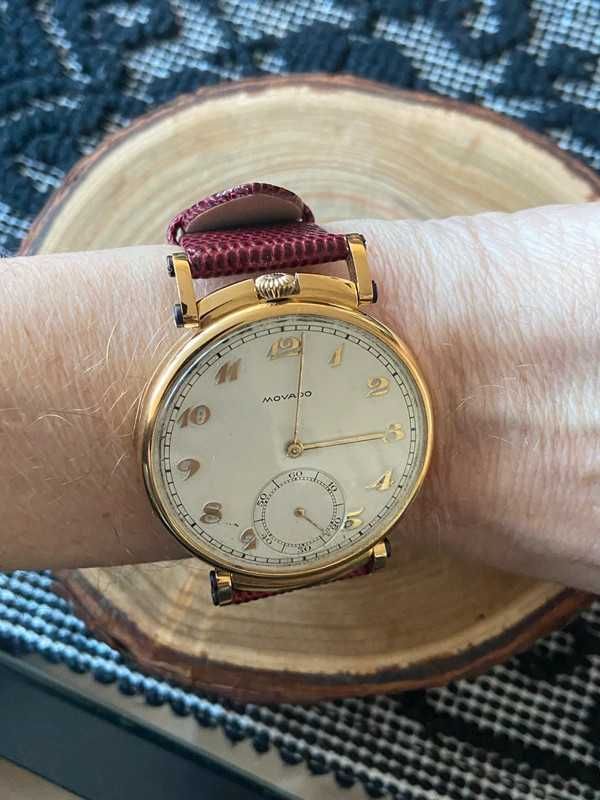 Luksusowy Swiss Movado 1940 rok