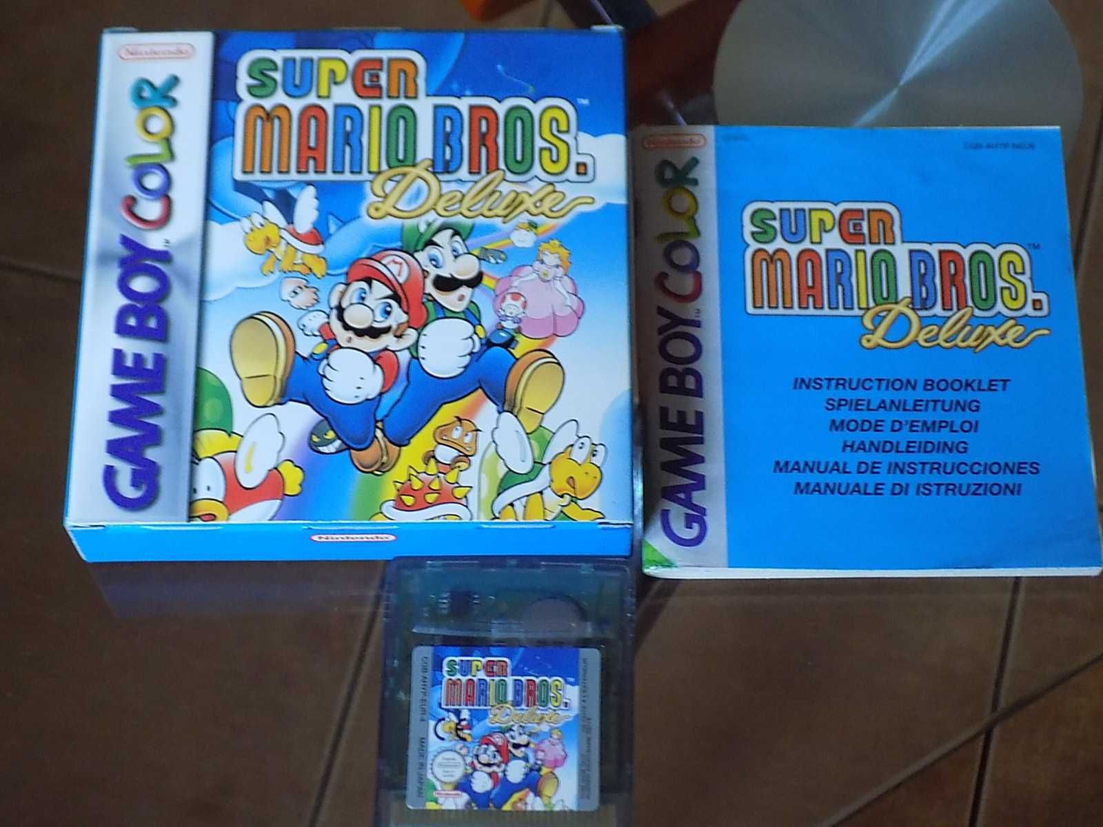 Super Mario Bros. DX Deluxe na Nintendo Game Boy Color/Advance/GBA SP!