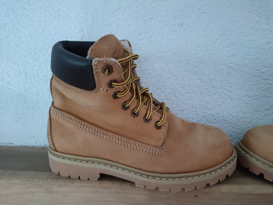 Roots original beżowe timberki  buty trapery r.35