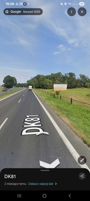 Powierzchnia reklamowa do wynajęcia przy DK81. Ponad 150m2