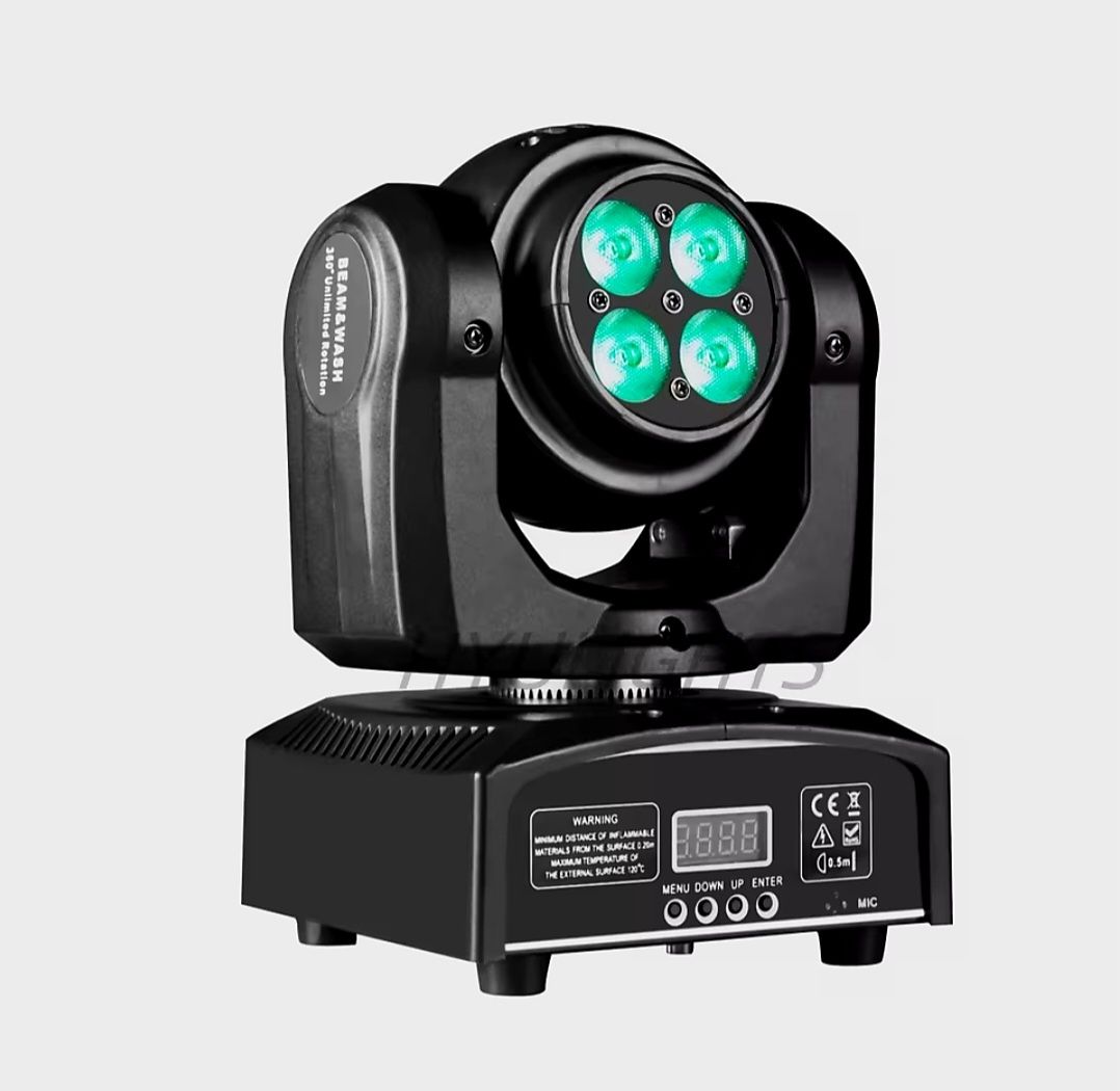 4 szt ruchoma głowa Led 360 ruchome głowy Led światła Led dyskotekowe