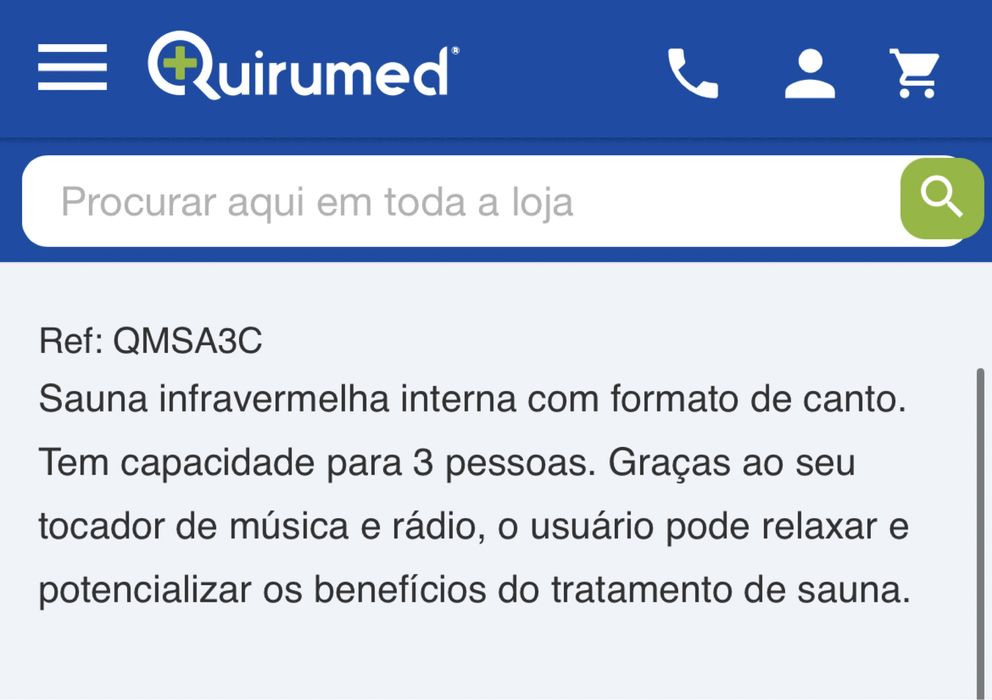 Sauna de infravermelhos como nova