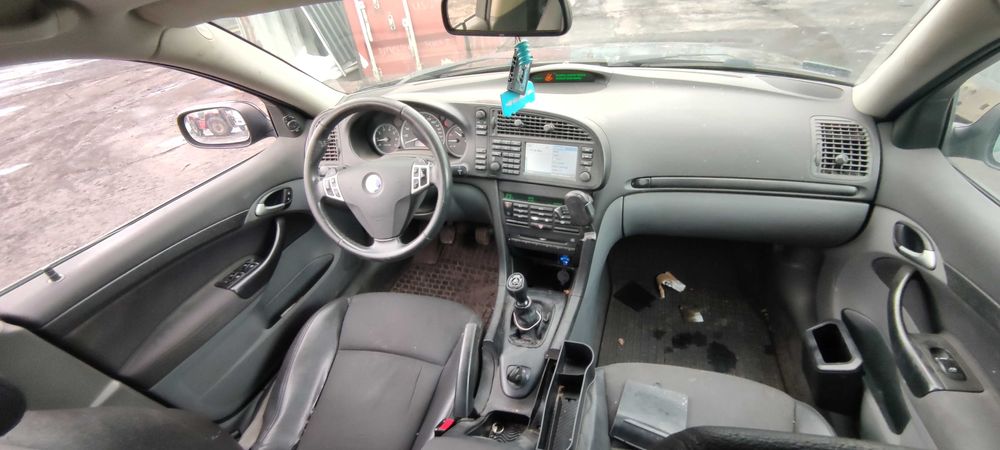 Saab 93 9-3 II 2.0T 05r Wszystkie Części Lakier 170 Zderzak Lotka ALU