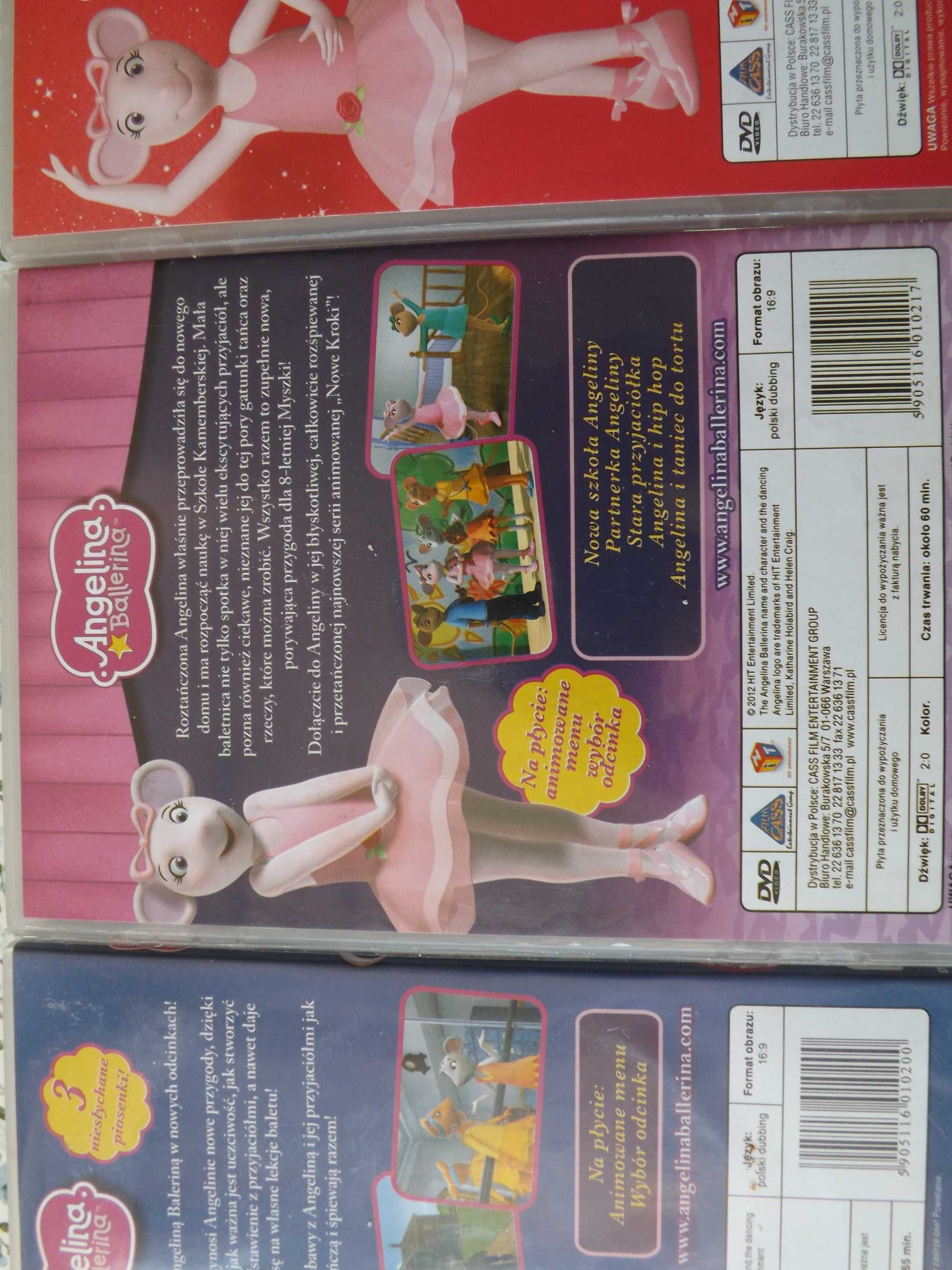 Angelina Ballerina dvd bajki filmy