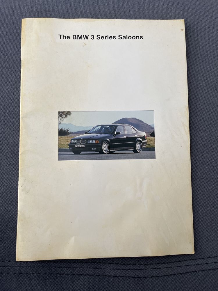 Prospekt broszura bmw e-36 seria 3 1994