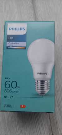 Лампочки PHILIPS, светодиодные. энерго сберегающие.
