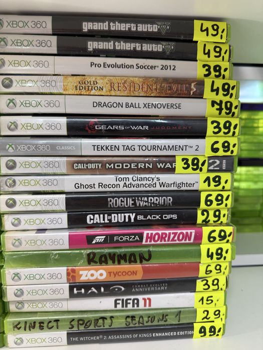 MEGA gry konsola Xbox 360, Minecraft, GTA IV V, Lego, Tekken, WOW