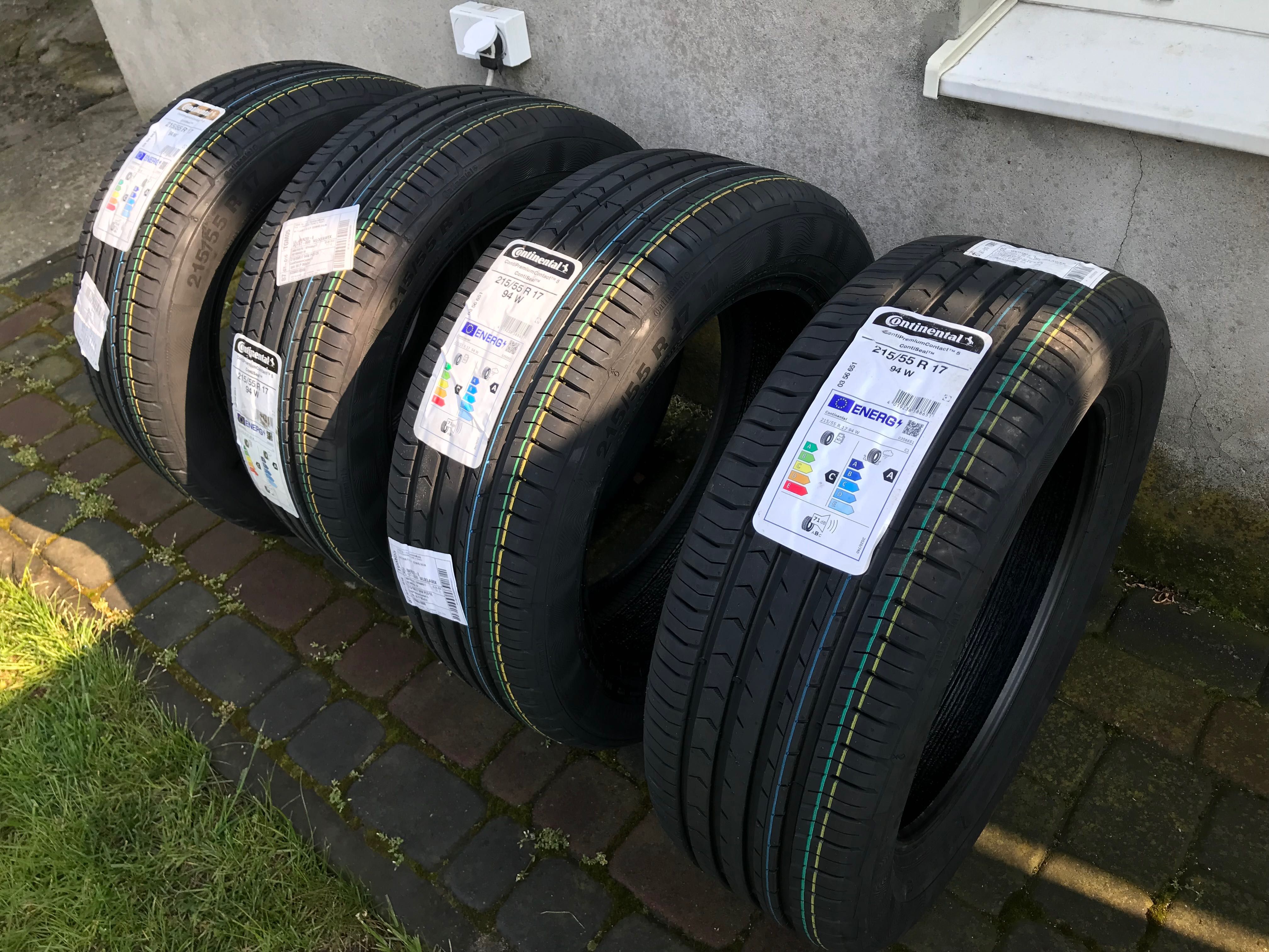 Nowe opony letnie Continental 215/55/17 94W