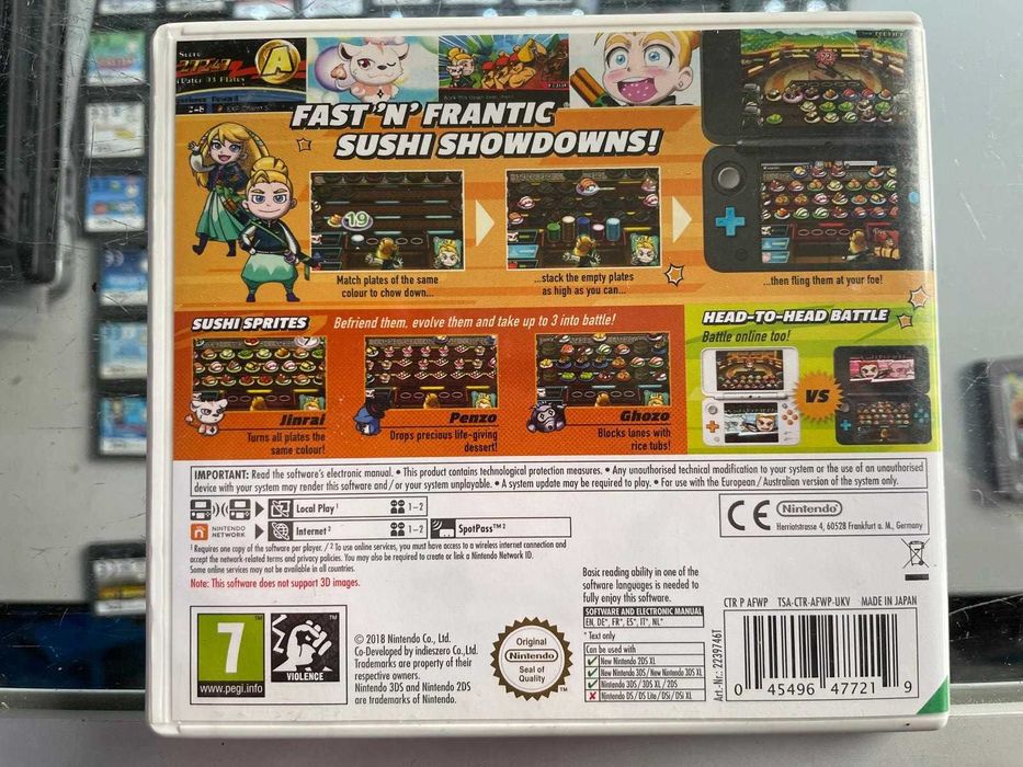 Nintendo 3DS - Sushi Striker The Way Of Sushido - Metro Wawrzyszew