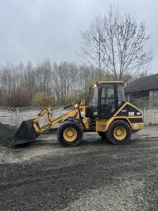 Caterpillar 906 ładowarka przegubowa łamana mocna Cat 4x4 koparka jcb