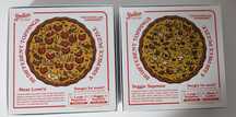 Dois puzzles pizza
