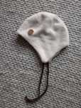 Czapka merino 1-3 lat Heldre kremowa