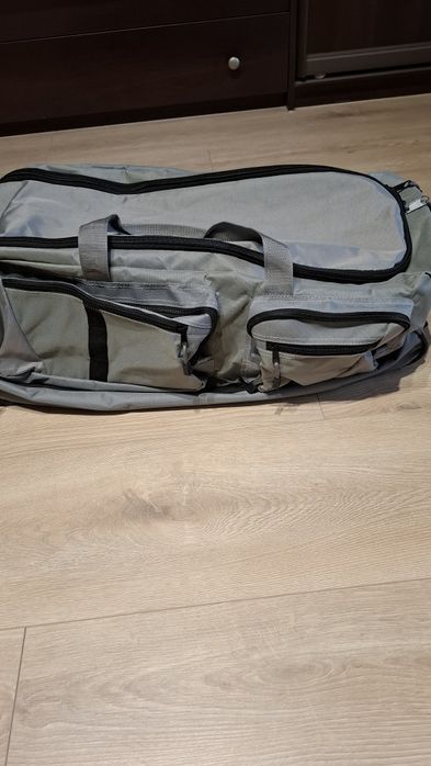 Torba podróżna na kółkach bagaż walizka duża wygodna 55 LITR Z RĄCZKĄ