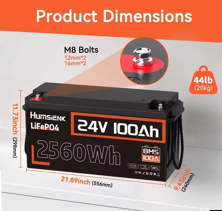 Акумулятори до інверторів lifepo4