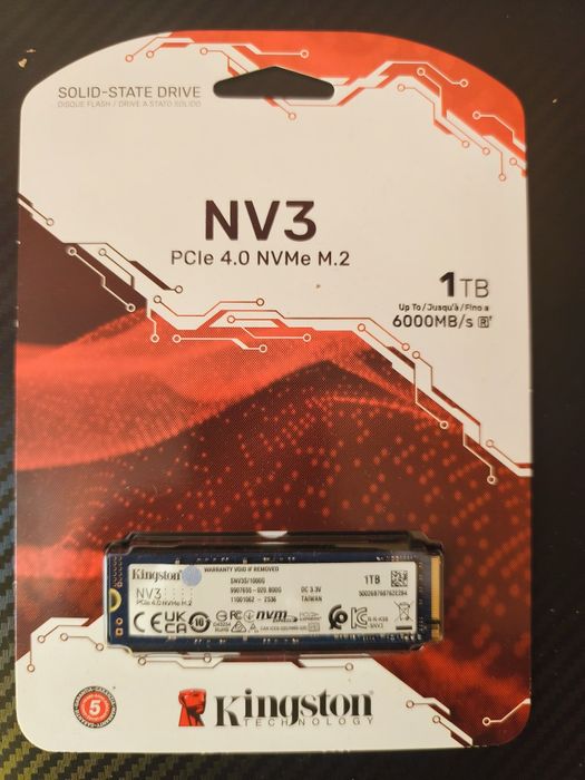 Kingston nv3 1tb nvme 6000mb/s