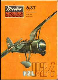 Mały Modelarz 1987.06 Polski samolot myśliwski PZL P-24G