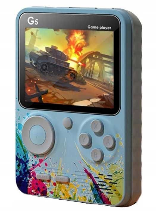 Mini retro Gameboy przenośna konsola z grami 500 gier kabel AV do TV