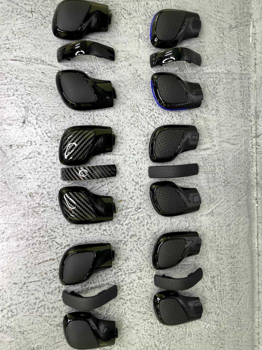 Накладки на селектор DSG Aisin Volkswagen CARBON PIANO BLACK АНТИХРОМ