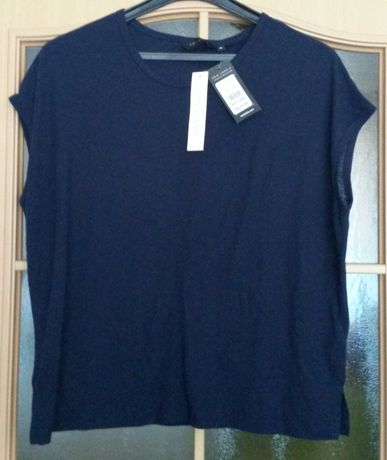 granatowa roz 38 letnia New Look klasyczna Bluzka NOWA top koszulka