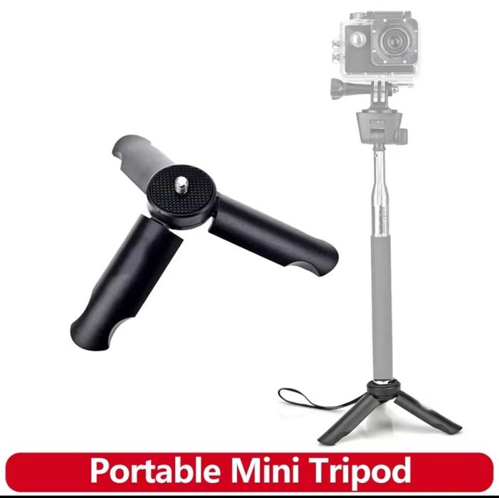 Mini statyw ze śrubą 1/4' do kamer, aparatów, telefonów