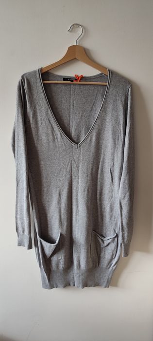 Szary sweterek damski L