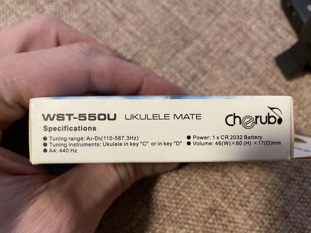 Тюнер для укулеле або скрипки Cherub WST-550U