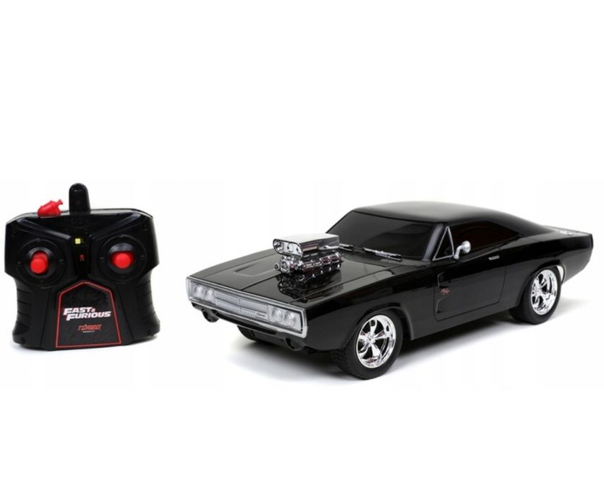 Auto sportowe Jada Toys Fast&Furios Dodge Charger R/C czarne