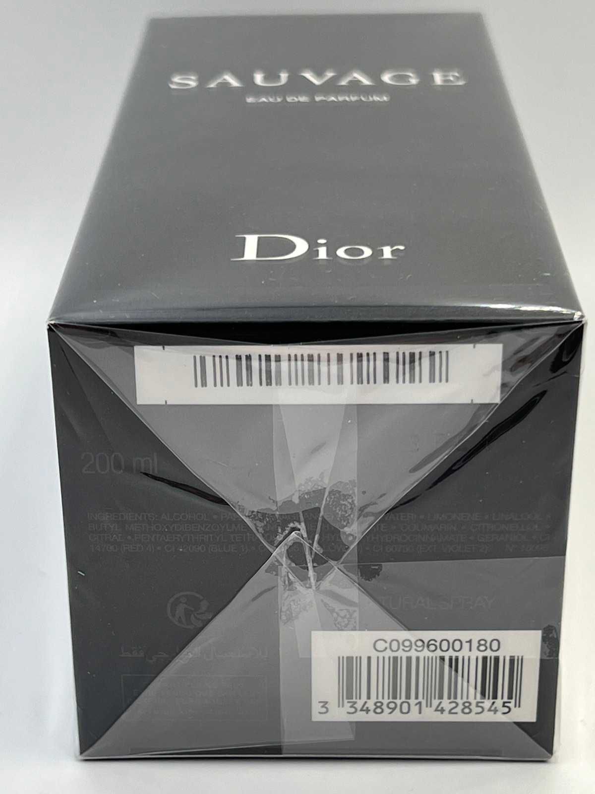 Christian Dior Sauvage edp 200 мл Оригинал