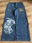 Baggy Jeans Szerokie Spodnie Wide Leg Vintage