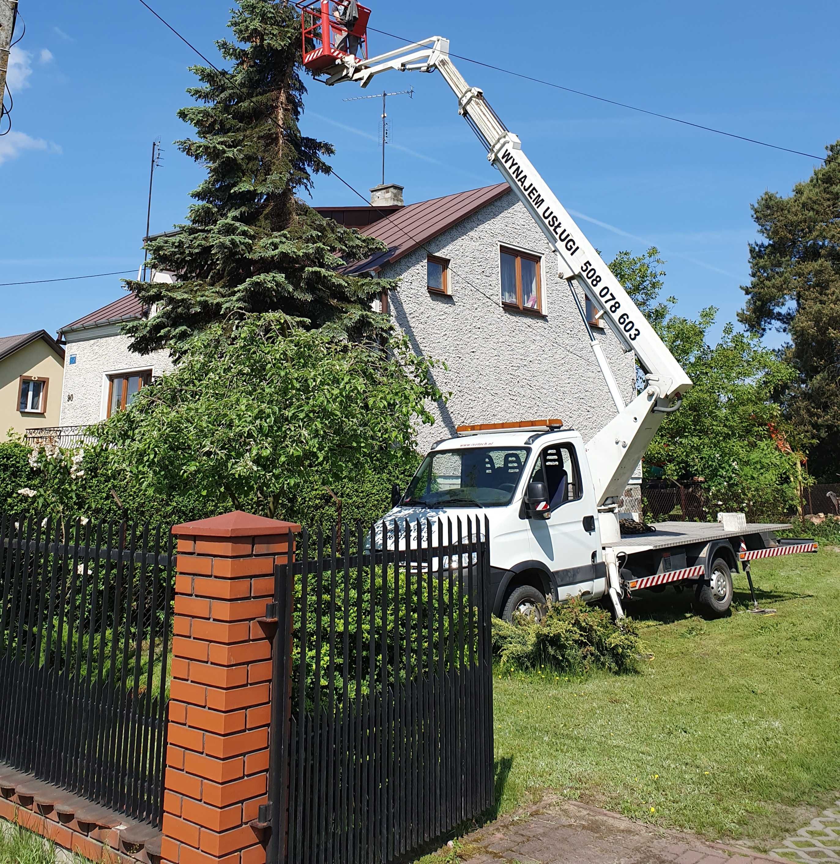 Wysięgnik/podnośnik koszowy/prace wysokościowe/nożycówka/zwyżka
