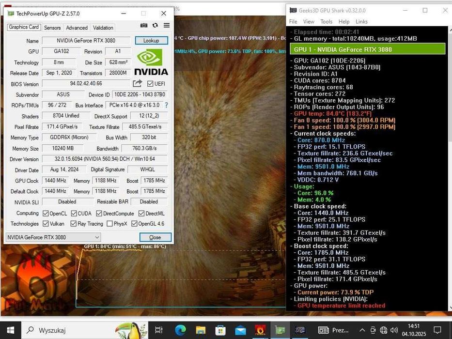 Karta graficzna | ASUS TUF  | RTX 3080 10GB  | TOP!