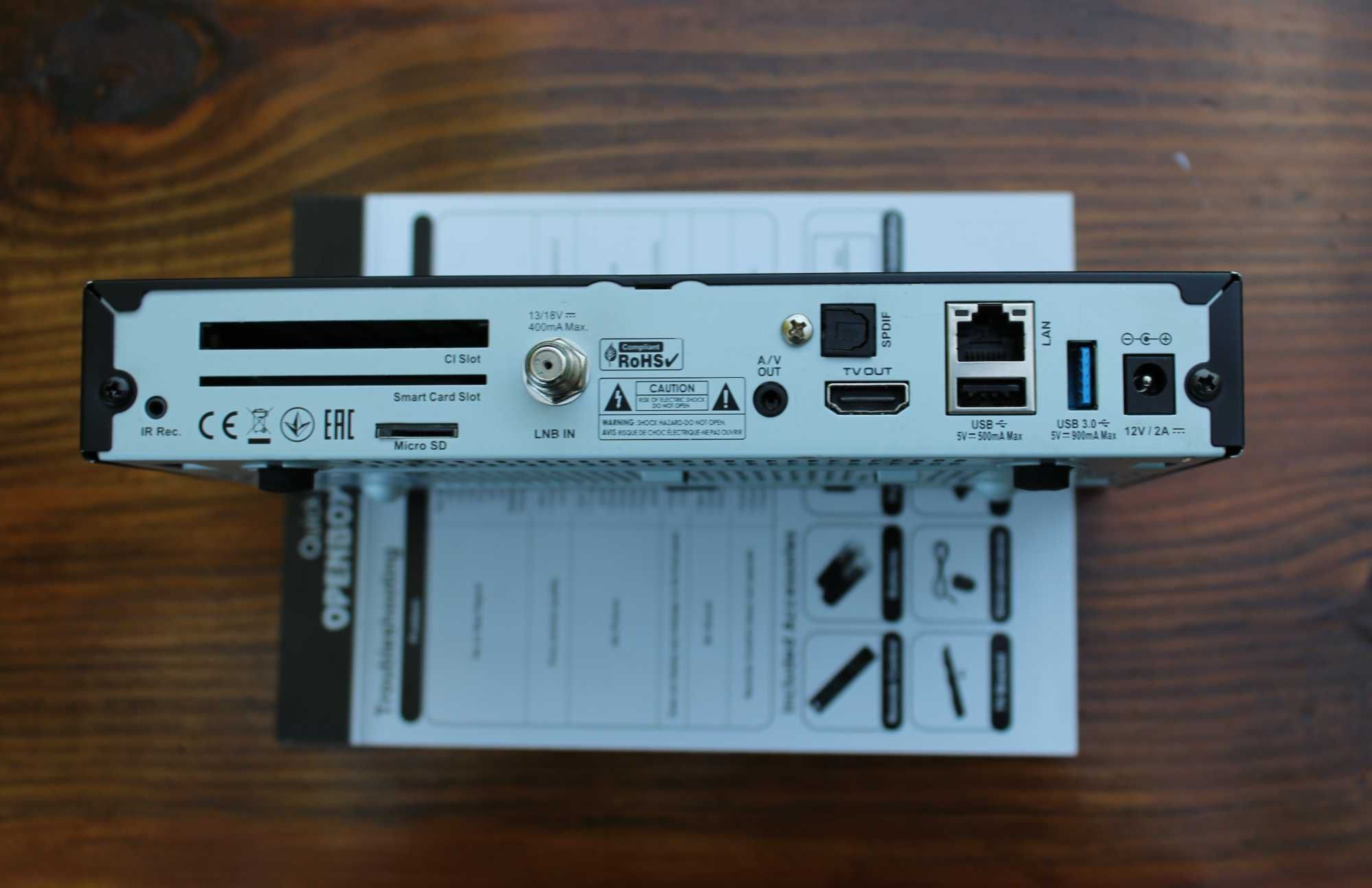 Супутниковий ресивер Openbox AS4K CI Pro+ Android/T2MI 4K 2/16Gb