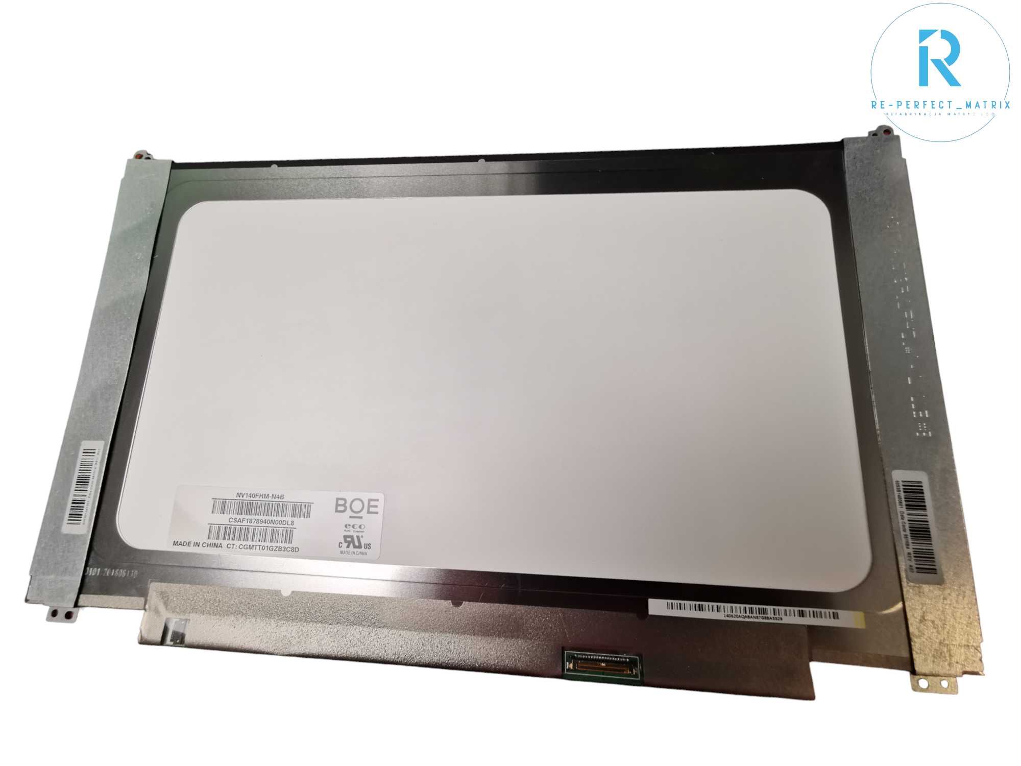 Matryca do laptopa 14.0" FHD IPS N140HAN04.0 matowa odnowiona