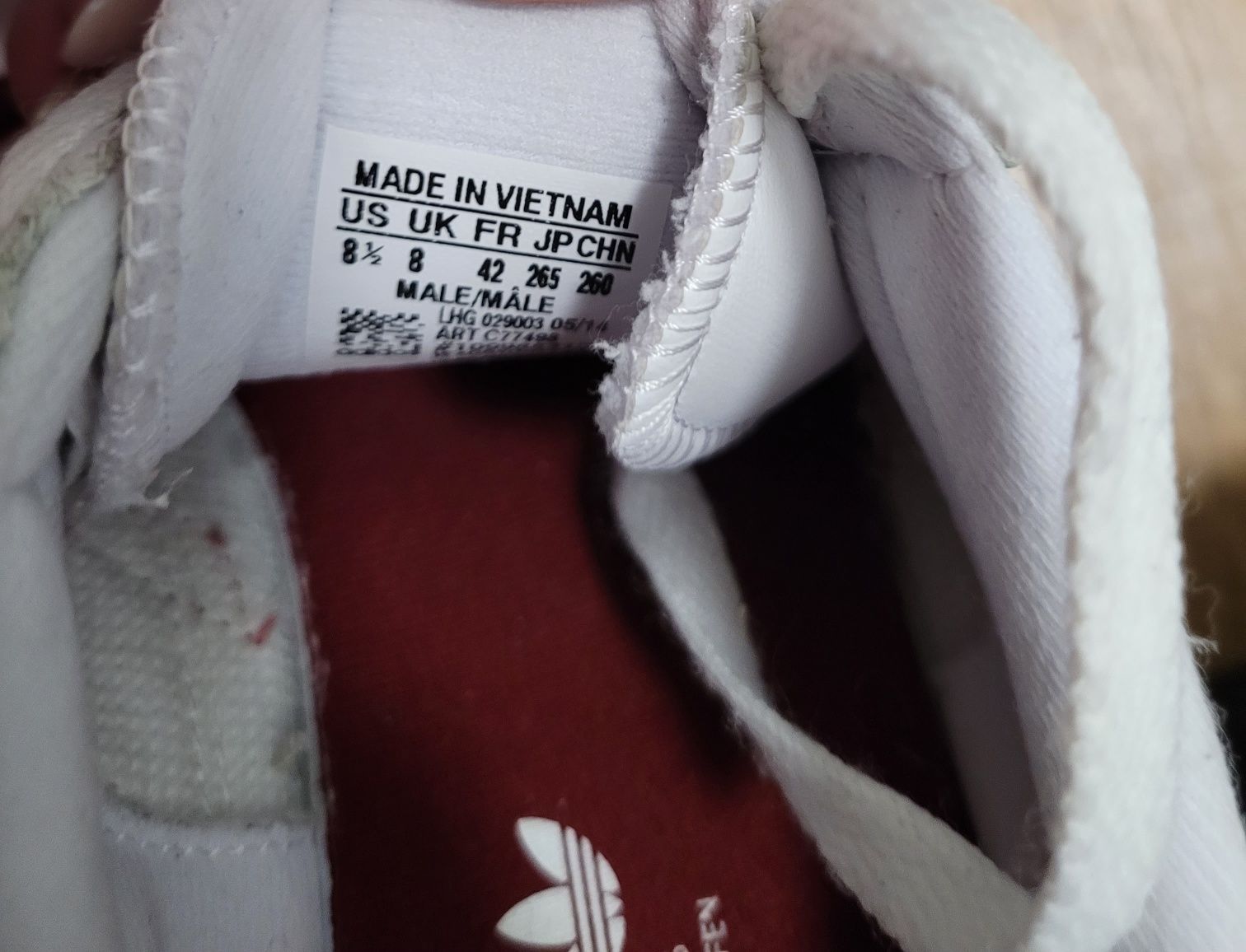 Buty męskie adidas skórzane rozm. 42