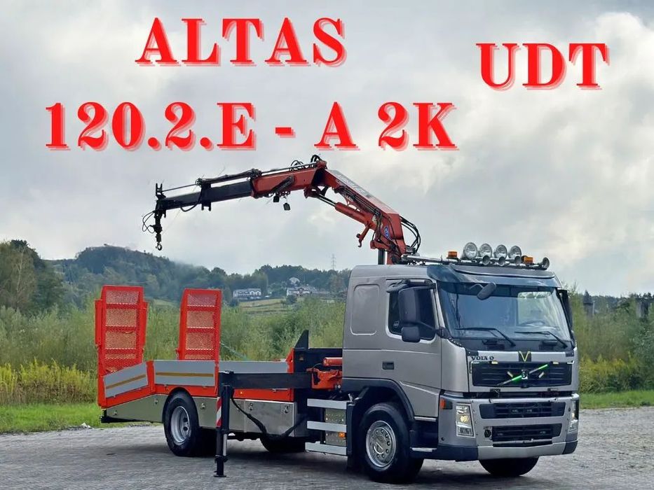Volvo FM 340 * LAWETA 6,10m + ATLAS 120.2E - A2K + PILOT * STAN BDB