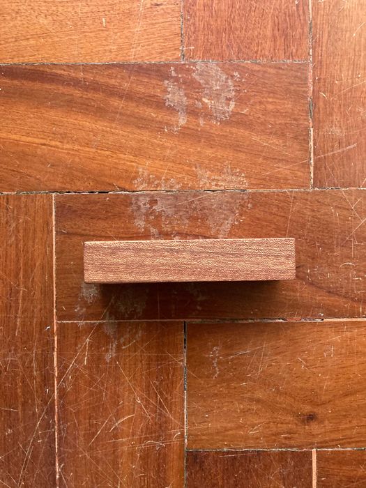 10 Suportes Marcadores de Mesa Madeira Castanho Escuro