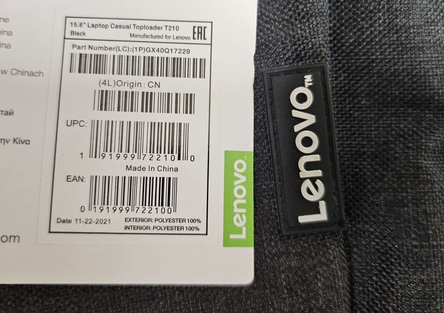 Torba na laptopa Lenovo Casual T210