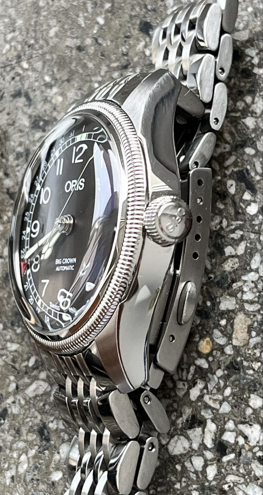 Oris big crown pointer date 36mm 2022 bransoleta + 2 paski full set