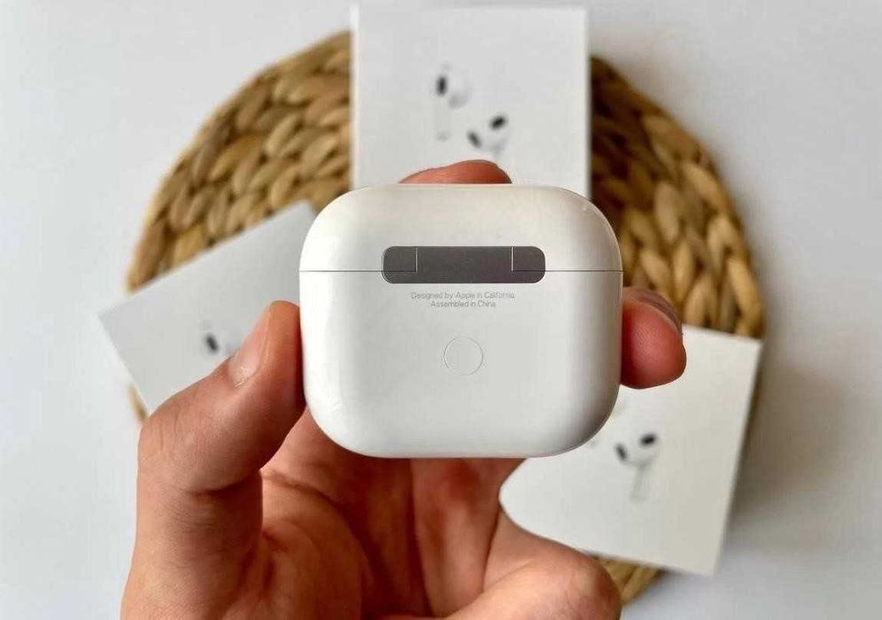 Беспроводные Наушники аірподс 3 1в1 Lux качества +чехол