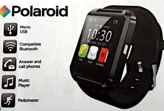 Смарт-часы Polaroid TimeZero PWAB308 черные
